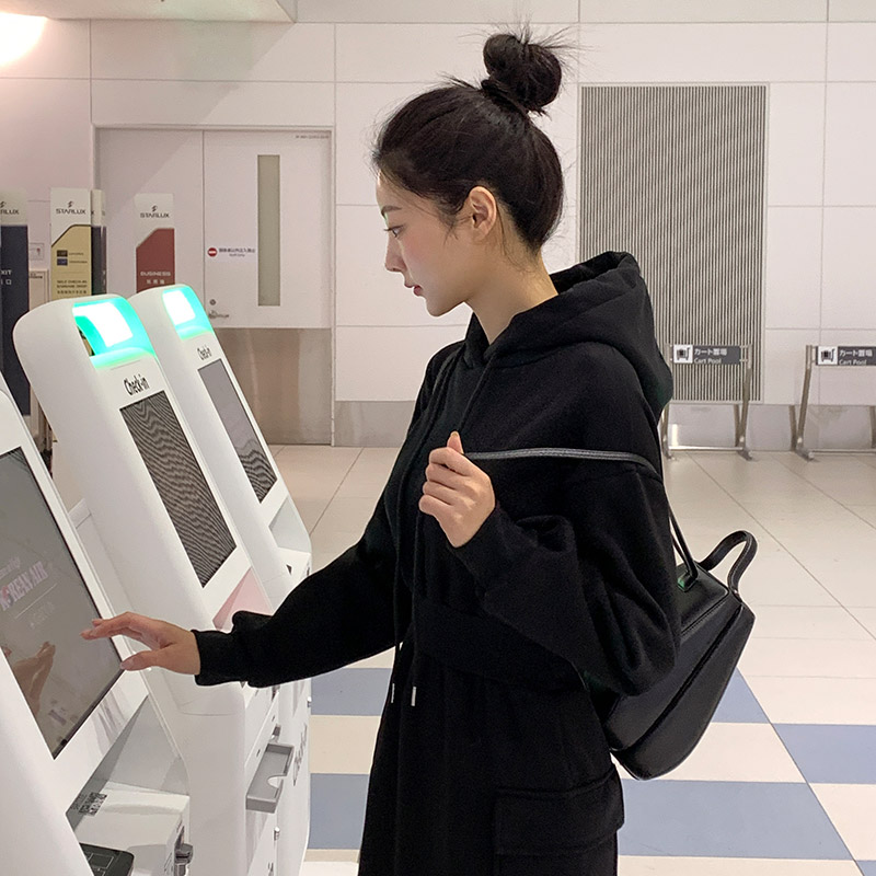《韓國正品》韓國製冬裝加絨綁帶連身棉衣裙