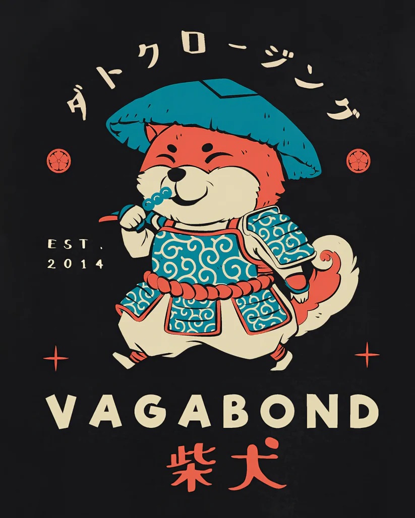 Vagabond oversized t shirt back print