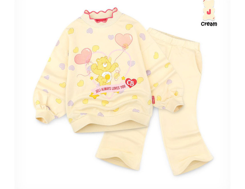 《韓國正品》care bers 陽光小熊純棉上衣+長褲