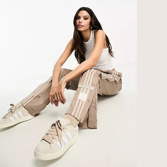 《英國代購》adidas 愛迪達 Originals Neutral Court adibreak 純棉寬腿長褲